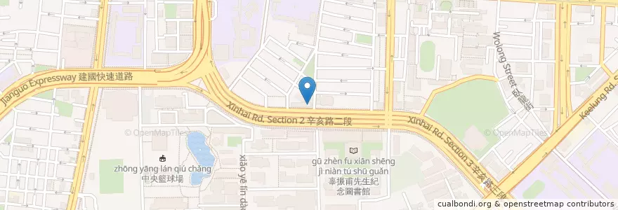 Mapa de ubicacion de 厚宅咖哩 en Taiwan, 新北市, Taipé, 大安區.