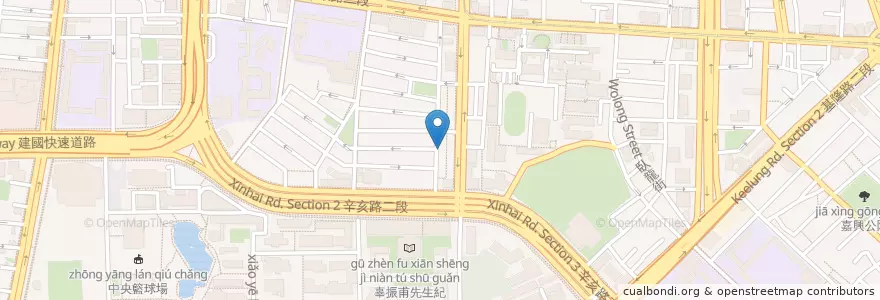 Mapa de ubicacion de 憶馬當鮮馬來西亞風味料理 en 台湾, 新北市, 台北市, 大安区.
