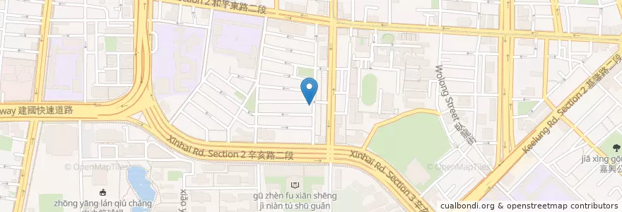 Mapa de ubicacion de 文哥巷子口古早味米粉湯 en Тайвань, Новый Тайбэй, Тайбэй, Даань.