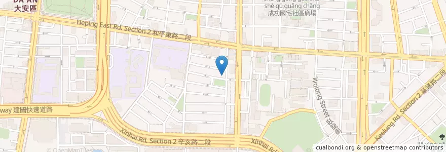 Mapa de ubicacion de Ooh Cha Cha en Taiwán, Nuevo Taipéi, Taipéi, 大安區.