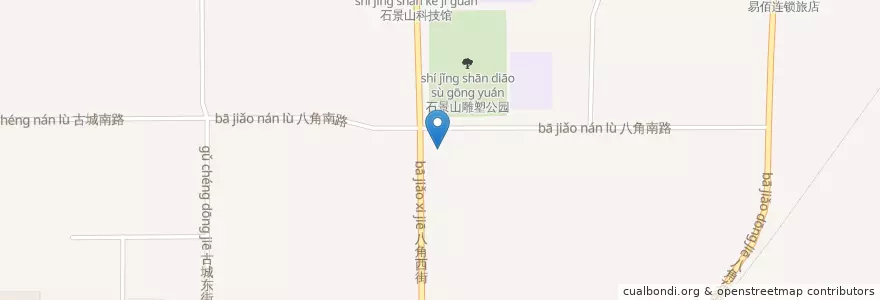Mapa de ubicacion de 石景山区妇女儿童活动中心 en الصين, بكين, خبي, 石景山区.