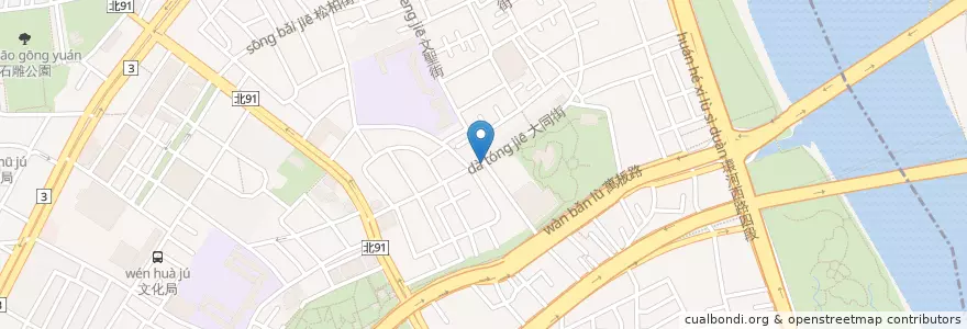 Mapa de ubicacion de BBQ en Taiwan, 新北市, 板橋區.