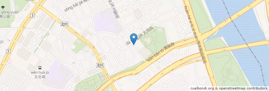 Mapa de ubicacion de breakfast en 臺灣, 新北市, 板橋區.