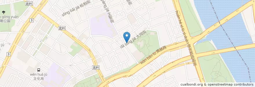 Mapa de ubicacion de Tea Store en Taiwan, New Taipei, Banqiao District.