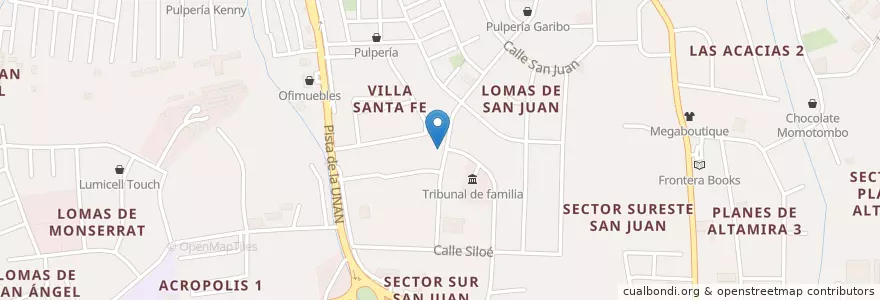 Mapa de ubicacion de Taekwondo Impacto en Никарагуа, Departamento De Managua, Managua (Municipio).