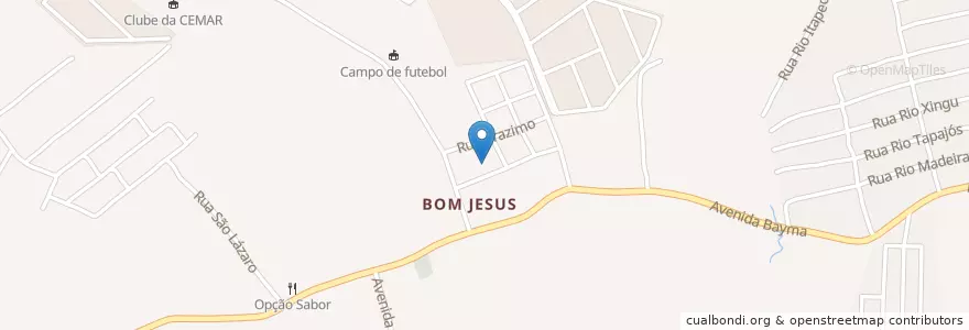 Mapa de ubicacion de Igreja Católica en Brazil, Severovýchodní Region, Maranhão, Região Geográfica Intermediária De Imperatriz, Microrregião De Imperatriz, Imperatriz.