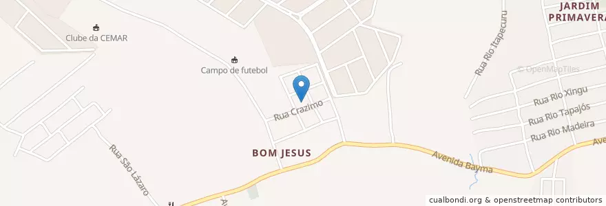 Mapa de ubicacion de Igreja Evangélica en Brazil, Severovýchodní Region, Maranhão, Região Geográfica Intermediária De Imperatriz, Microrregião De Imperatriz, Imperatriz.
