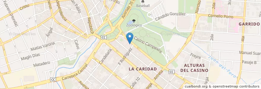 Mapa de ubicacion de Café Literario La Comarca en کوبا, Camagüey, Camagüey, Ciudad De Camagüey.