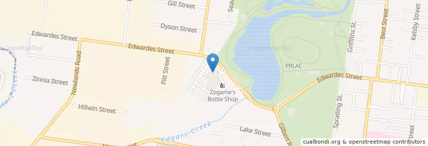 Mapa de ubicacion de Zagame's en استرالیا, Victoria, City Of Darebin.