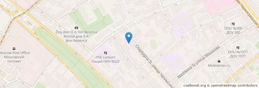 Mapa de ubicacion de Vitart en روسیه, Центральный Федеральный Округ, Москва, Центральный Административный Округ, Басманный Район.