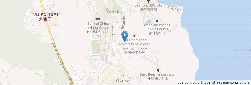 Mapa de ubicacion de UC Bistro en China, Provincia De Cantón, Hong Kong, Nuevos Territorios, 西貢區 Sai Kung District.