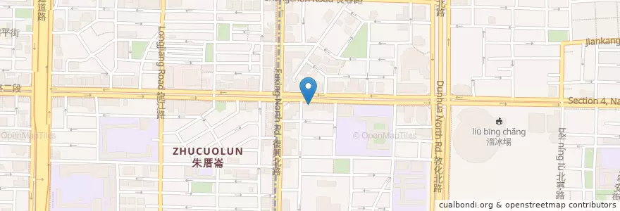 Mapa de ubicacion de 大戶屋 en Taiwan, New Taipei, Taipei, Songshan District.