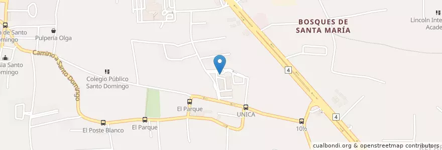 Mapa de ubicacion de UNICA - Universidad Católica Nicaragua en Nikaragua, Departamento De Managua, Managua (Municipio).