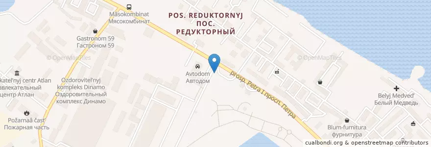 Mapa de ubicacion de Бильярдный клуб ДНП en Russland, Föderationskreis Nordkaukasus, Dagestan, Stadtkreis Machatschkala.