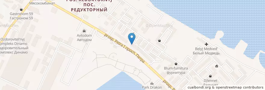 Mapa de ubicacion de Этаж клуб en Russia, North Caucasus Federal District, Republic Of Dagestan.