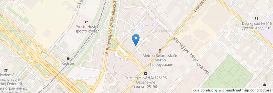 Mapa de ubicacion de Prime en Rusia, Центральный Федеральный Округ, Москва, Центральный Административный Округ, Тверской Район.