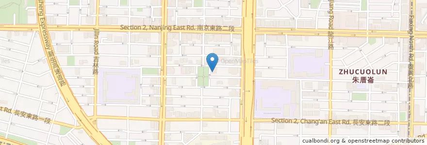 Mapa de ubicacion de 老爺小花園 en Taiwan, Neu-Taipeh, Taipeh, Zhongshan.