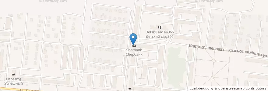 Mapa de ubicacion de Сбербанк en Russland, Föderationskreis Sibirien, Oblast Omsk, Омский Район, Городской Округ Омск.