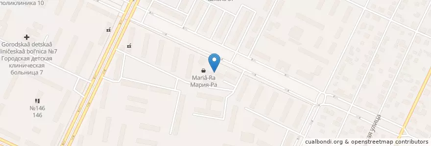 Mapa de ubicacion de Отделение связи №656052 en ロシア, シベリア連邦管区, アルタイ地方, バルナウル管区.