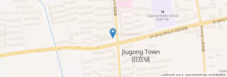 Mapa de ubicacion de 必胜客 en 중국, 베이징시, 허베이성, 다싱구.