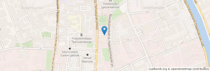 Mapa de ubicacion de Простые вещи en Rusia, Центральный Федеральный Округ, Москва, Центральный Административный Округ, Район Замоскворечье.