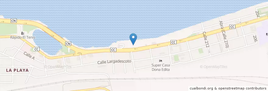 Mapa de ubicacion de Tienda La Sirenita en کوبا, Matanzas, Matanzas, Ciudad De Matanzas.