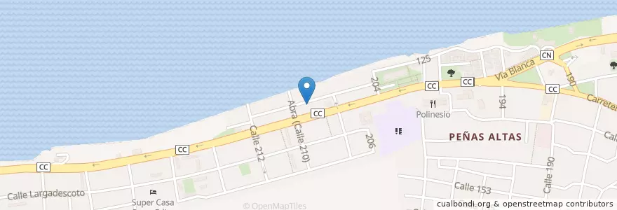 Mapa de ubicacion de Restaurante JaiMaike en キューバ, Matanzas, Matanzas, Ciudad De Matanzas.