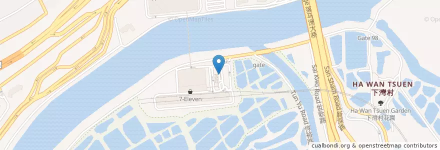 Mapa de ubicacion de 市區的士 Urban Taxi en 中国, 香港 Hong Kong, 广东省, 新界 New Territories, 福田区.