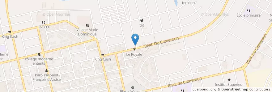 Mapa de ubicacion de Mission Evangelique Bethesda en ساحل عاج, آبیجان, Koumassi.