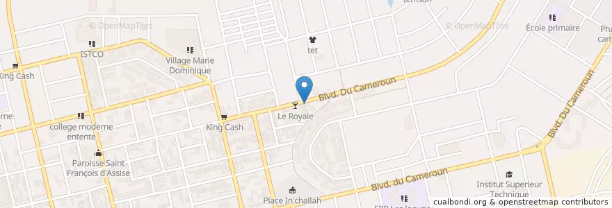 Mapa de ubicacion de Groupe scolaire Ste Marie Moisan en コートジボワール, アビジャン, Koumassi.