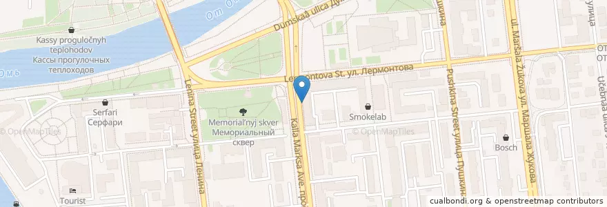 Mapa de ubicacion de Сбербанк en Russland, Föderationskreis Sibirien, Oblast Omsk, Омский Район, Городской Округ Омск.