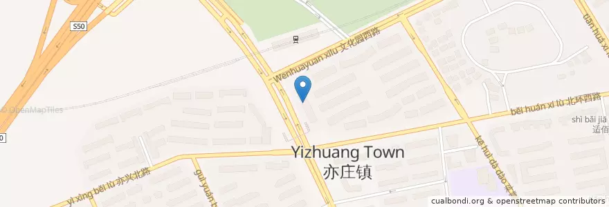 Mapa de ubicacion de 中国农业银行 en China, Beijing, Hebei, Daxing District.