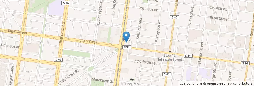 Mapa de ubicacion de 7-Eleven Fuel en Australien, Victoria.
