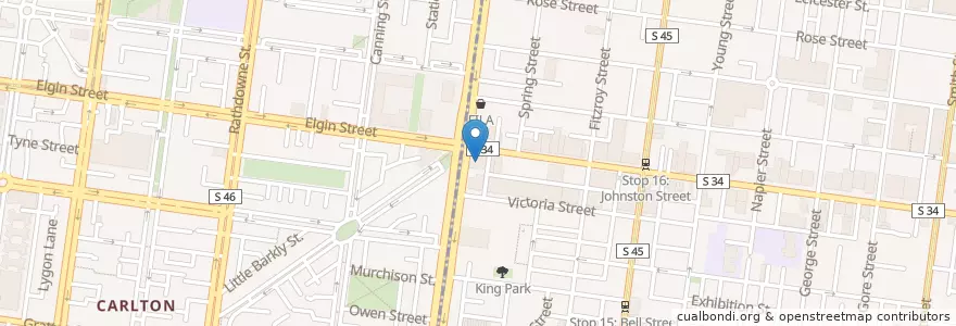 Mapa de ubicacion de Tankerville en 오스트레일리아, Victoria.
