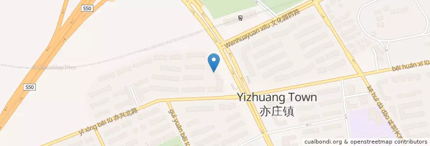 Mapa de ubicacion de 禾木烤鱼 en Китай, Пекин, Хэбэй, Район Дасин.