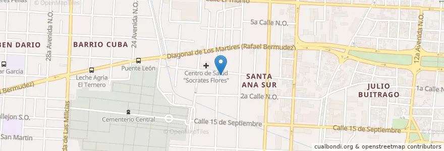 Mapa de ubicacion de Escuela Paul Harris en نیکاراگوئه, Departamento De Managua, Managua (Municipio).