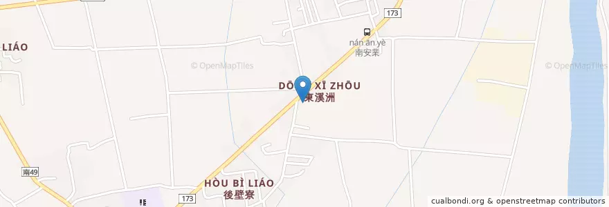 Mapa de ubicacion de 柳府千歲 en Taiwan, 臺南市, 麻豆區.