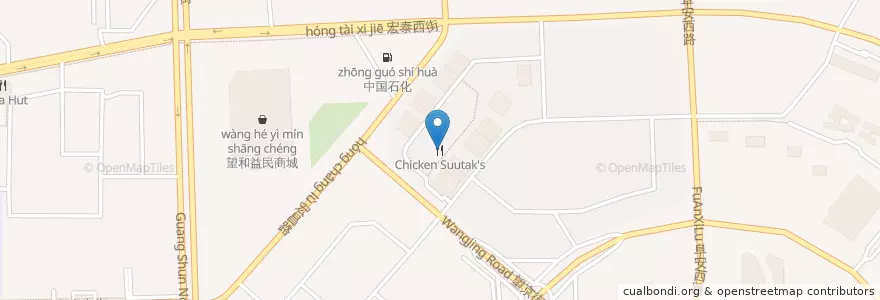 Mapa de ubicacion de Chicken Suutak's en China, Beijing, Hebei, 朝阳区 / Chaoyang.