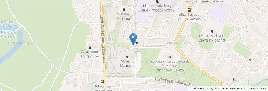 Mapa de ubicacion de стардог!s en ロシア, 中央連邦管区, モスクワ州, Городской Округ Истра.