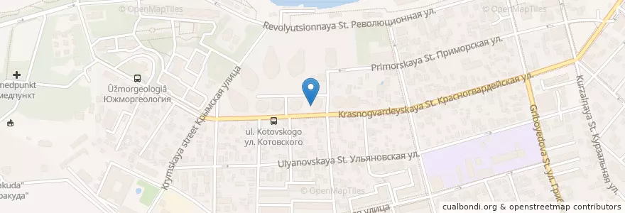 Mapa de ubicacion de Сбербанк en 俄罗斯/俄羅斯, 南部联邦管区, 克拉斯诺达尔边疆区, Городской Округ Геленджик.