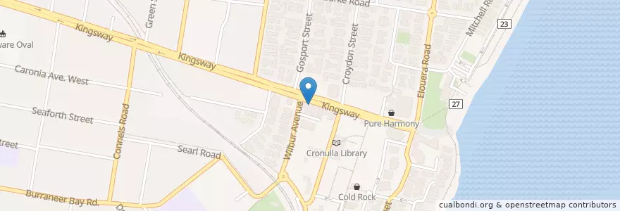 Mapa de ubicacion de Mexican Scorpion en Australien, Neusüdwales, Sutherland Shire Council, Sydney.