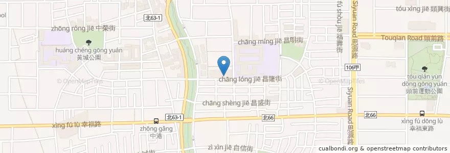 Mapa de ubicacion de 新莊實和復健診所 en Taiwan, New Taipei, Xinzhuang District.