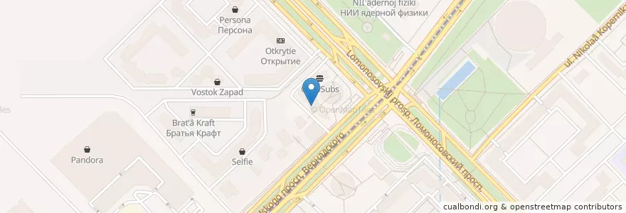 Mapa de ubicacion de Бон Котто en Rusland, Centraal Federaal District, Moskou.