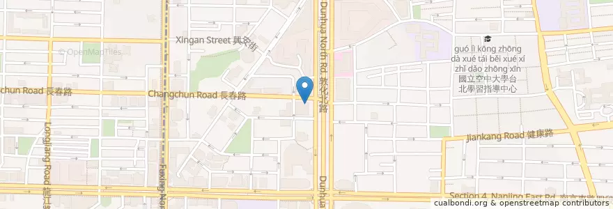 Mapa de ubicacion de 中國信託商業銀行 en Tayvan, 新北市, Taipei, 松山區.