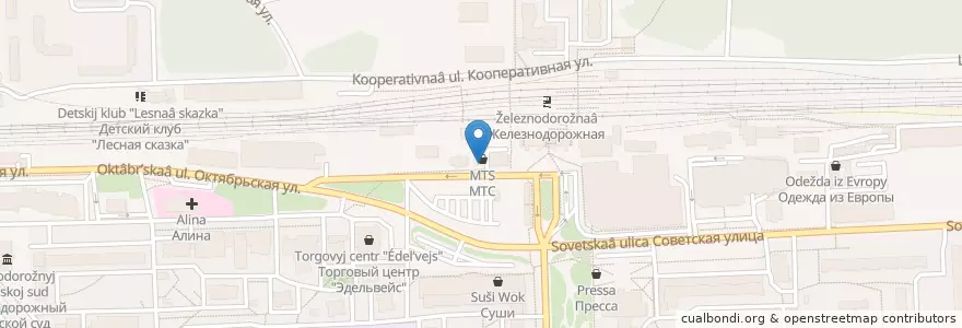 Mapa de ubicacion de Социальная аптека en Rusland, Centraal Federaal District, Oblast Moskou, Городской Округ Балашиха.