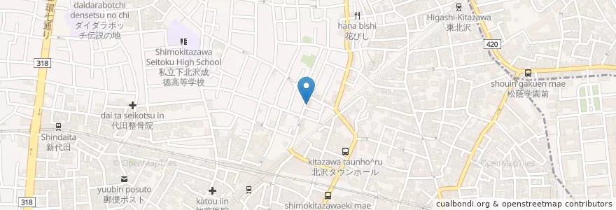 Mapa de ubicacion de やなか珈琲店 en Japão, Tóquio, 世田谷区.