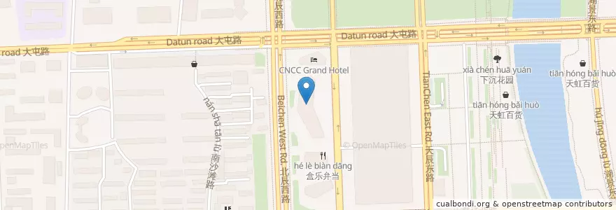 Mapa de ubicacion de 中国民生银行 en China, Beijing, Hebei, Chaoyang District.
