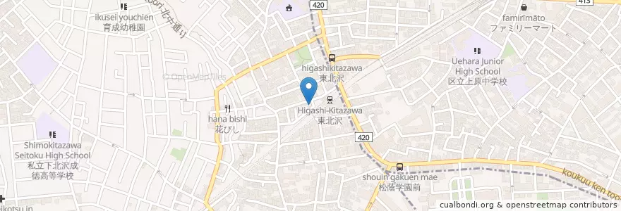 Mapa de ubicacion de Il Tramezzino en Jepun, 東京都, 世田谷区.