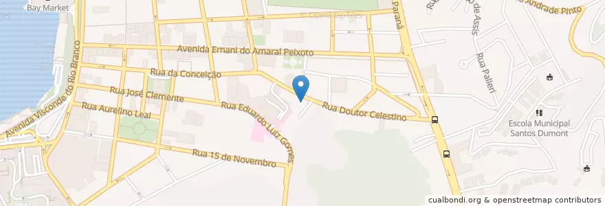 Mapa de ubicacion de Escola de Enfermagem Aurora de Afonso Costa (UFF) en Бразилия, Юго-Восточный Регион, Рио-Де-Жанейро, Região Geográfica Intermediária Do Rio De Janeiro, Região Metropolitana Do Rio De Janeiro, Região Geográfica Imediata Do Rio De Janeiro, Niterói.