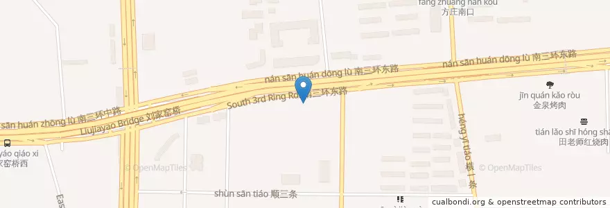 Mapa de ubicacion de 老北京包子铺 en China, Pekín, Hebei, 丰台区.
